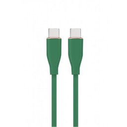 Cablu silicon USB 2.0 type C T-T 1.5m Verde, Gembird CC-USB2S-CMCM-1.5M-G
