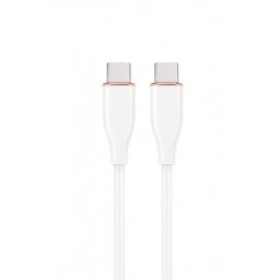 Cablu silicon USB 2.0 type C T-T 1.5m Alb, Gembird CC-USB2S-CMCM-1.5M-W