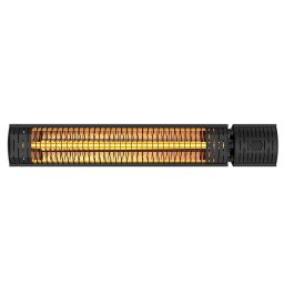 Incalzitor electric cu infrarosu de perete putere maxim 2000 W, lampa aurie, doua trepte de putere 1000/2000 W, telecomanda