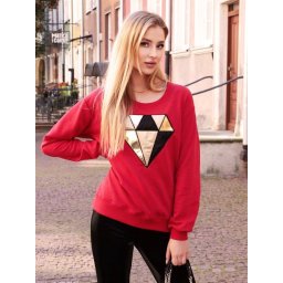 Sweatshirt red Cocomore cmgBZ709.R46