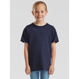Navy T-shirt for kids Original Fruit of the Loom