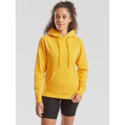 Żółta Błękitna bluza z kapturem Hooded Sweat Fruit of the Loom