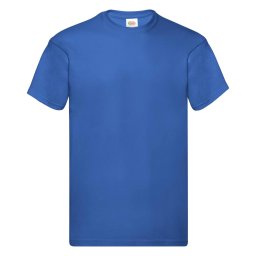 Tricou albastru pentru bărbați Original Fruit of the Loom