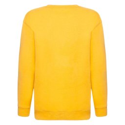 Żółta bluza dziecięca Set-In Sweat Fruit of the Loom