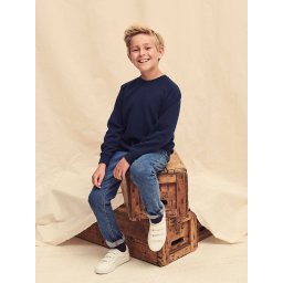 Granatowa bluza dziecięca Raglan Sweat Fruit of the Loom