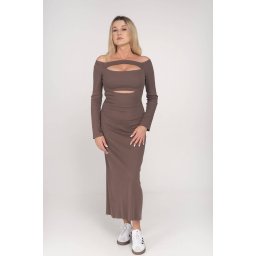 Brown pencil dress By o la la