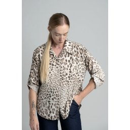 Beige blouse with spots