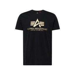 ALPHA INDUSTRIES Tricou 'Carbon' auriu / negru