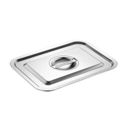 Capac pentru tava Rosberg R51222K50C, 50x35 cm, Otel inoxidabil, Argintiu