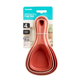 Ustensile gatit Set linguri de masura - plastic - 17 x 9,3 x 6 cm - 4 buc/pachet