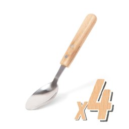 Diverse articole pentru bucatarie Linguri pentru grătar - 4 buc - cu maner din lemn