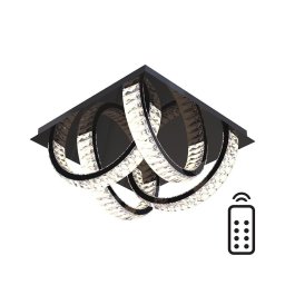 Plafonieră LED Zuma Line MX3274-4-3BCT TULA LED/23,5W/230V negru