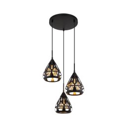 Lustră pe cablu Globo 15889-3H HASSAN 3xE27/40W/230V