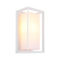 Aplică de exterior Globo 31982W LOGANA 1xE27/60W/230V IP44 alb