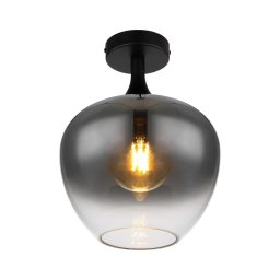 Plafonieră Globo 15548D MAXY 1xE27/40W/230V negru