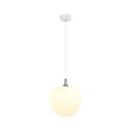 Lustră pe cablu Globo 15548H1W MAXY 1xE27/60W/230V d. 29 cm alb