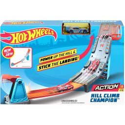 Hot Wheels Lansator Cu Masinuta Power Up The Hill