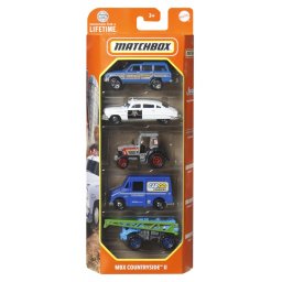 Matchbox Set 5 Masinute Metalice Mbx Countryside Ii Scara 1:64