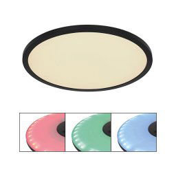 Plafonieră LED RGB dimabilă Globo 41562-24BRGB SAPANA LED/21W/230V IP44 + telecomandă