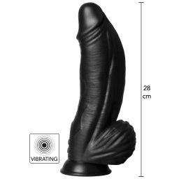 Hidden Desire Extreme Vibrating Demon Monster Dildo Black