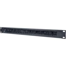Panou Intrare Cabluri Intellinet, 1u Pentru Rack 19", Vopsea Antistatic, Otel 1.5mm, Perii Ghidaj "712767