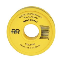 Banda teflon profesionala pentru gaz 19mm x 15m x 0,20 mm