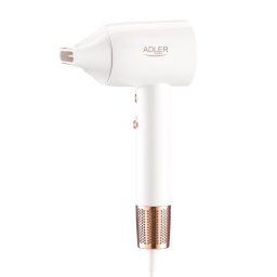 Uscator de par Adler AD 2272, 1800 W, Alb, Auriu