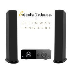 Pachet cu boxe de podea Goldenear TRITON 5 si Amplificator Lyngdorf TDAI-1120, Streaming, HDMI ARC, RoomPerfect