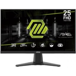 Monitor Gaming MSI MAG Rapid 256F, 24.5 inch FHD, HDMI, DisplayPort, 180 Hz, 1 ms, Negru