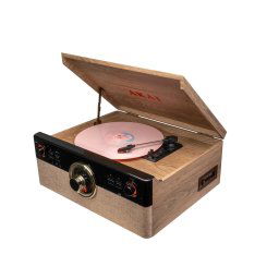 Pick-up Akai ATT-300CC, CD si Casetofon, Bluetooth, Radio FM, USB, Maro