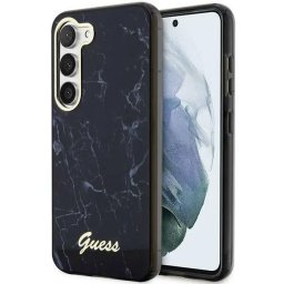 Husa Guess GUHCS23SPCUMAK S23 S911 black/black hardcase Marble