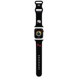 Silicone Kitty Head Strap for Apple Watch 42/44/45/49mm - Black