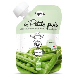 Piure BIO cu 65% mazare, +4 6 luni Popote