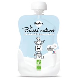 Iaurt BIO natural, +6 luni Popote