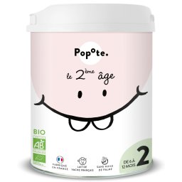 Lapte praf BIO continuare(Etapa 2), 6-12 luni(gramaj mare) Popote