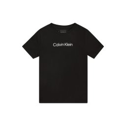 Calvin Klein Jeans Tricou negru / alb