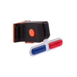 Stop bicicleta model stroboscop rosu albastru