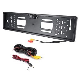Suport numar auto cu camera video marsarier cu LED unghi filmare 170 grade BASE