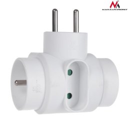 Prelungitor Maclean MCE213 2x16A three-phase current outlet with grounding, 1x6A