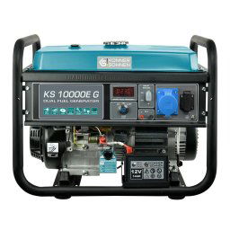 Generator curent electric KS 10000EG, 7500 W, stabilizator de tensiune (AVR), monofazat, 15 h autonomie maxima, 25 l benzina/gaz