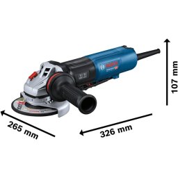 Polizor unghiular GWS 17-125, 1700W, 125mm, 11500rpm. Albastru