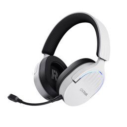 Casti Casti Trust GXT 491W Fayzo cu fir, alb