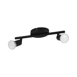 Spot LED Eglo 32429 BUZZ-LED 2xGU10/2,8W/230V 3000K negru