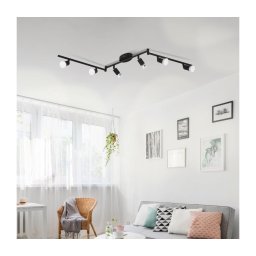 Spot LED Eglo 32433 BUZZ-LED 6xGU10/2,8W/230V 3000K negru