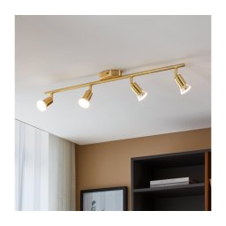 Spot LED Eglo 33187 BUZZ-LED 4xGU10/2,8W/230V 3000K auriu