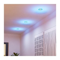 Eglo 901117 - Lampă de baie CALONGE, set 3 LED-uri RGB, dimabilă, 3,8W/230V, IP44 + telecomandă