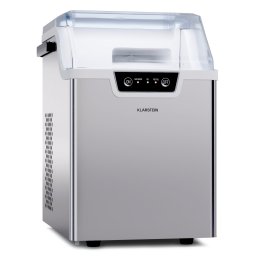 Klarstein Aparat pentru cuburi de gheață, Wallberg Nugget Ice Maker (ICE5-nugget-silver)
