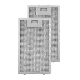 KLARSTEIN, filtru de grăsime, filtru de schimb, aluminiu, 18,5 x 31,8 cm, 2 bucăți, accesorii (CGCH2-Al-filter)