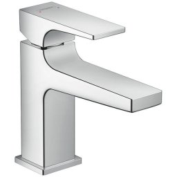 Baterie de lavoar, Hansgrohe, Metropol 100, cu ventil, crom