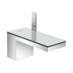 Baterie lavoar, Axor, MyEdition 70, cu ventil, cu plăcuță, crom, 47010000